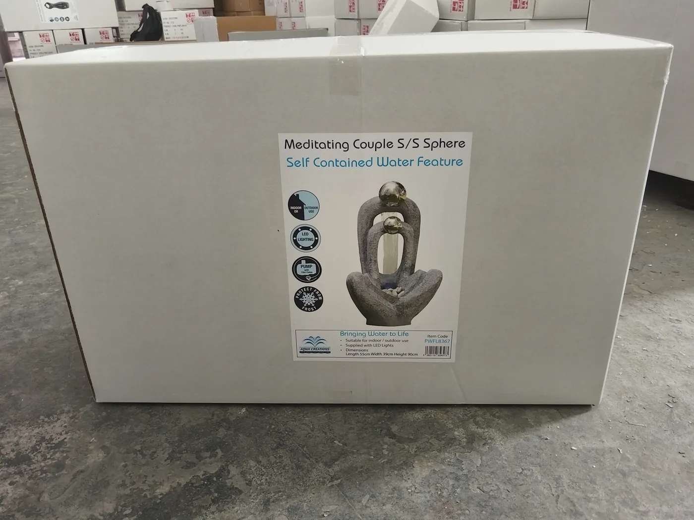 PWFL8367 retail carton checked before export packing